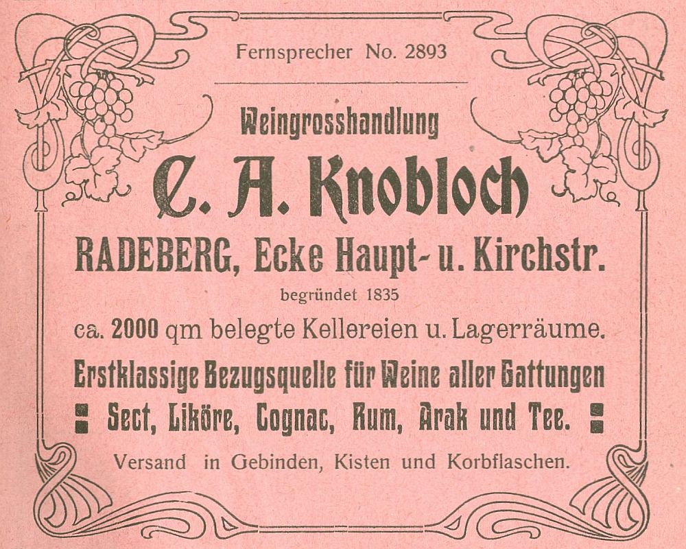 Hauptstraße 14 (1787 HNr. 95, bis 1927 Hauptstraße 16) / Kirchstraße Radeberg Hauptstraße 14 (1787 HNr. 95, bis 1927 Hauptstraße 16) / Kirchstraße Radeberg