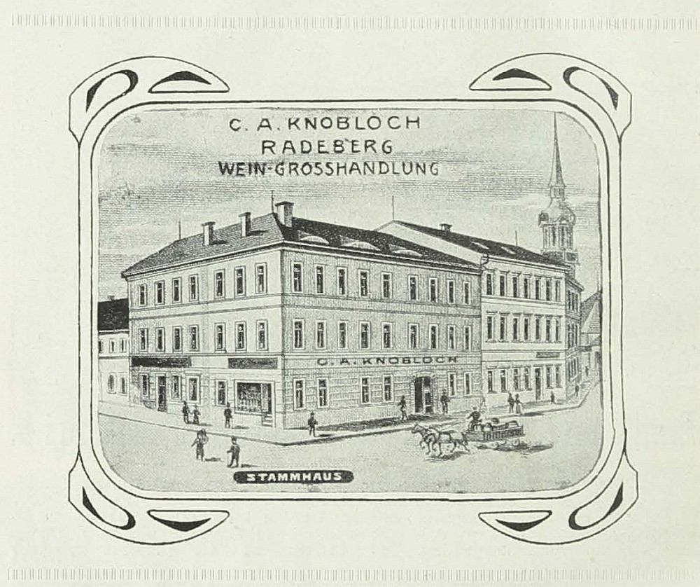 Hauptstra&szlig;e 14 (bis 1927 Hauptstra&szlig;e 16) / Kirchstra&szlig;e  Radeberg
