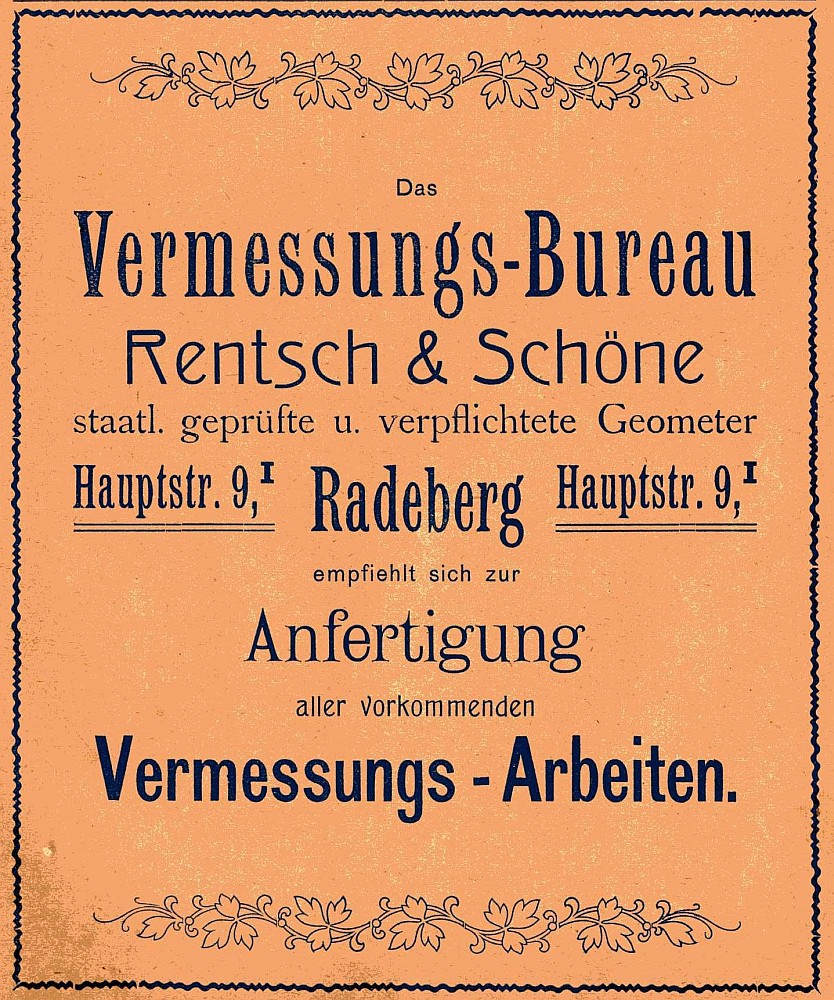 Hauptstra&szlig;e 17 (bis 1927 Hauptstra&szlig;e 9)  Radeberg