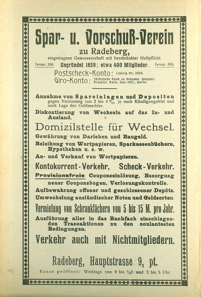 Hauptstraße 17 (1787 HNr. 82, bis 1927 Hauptstraße 9) Radeberg Hauptstraße 17 (1787 HNr. 82, bis 1927 Hauptstraße 9) Radeberg