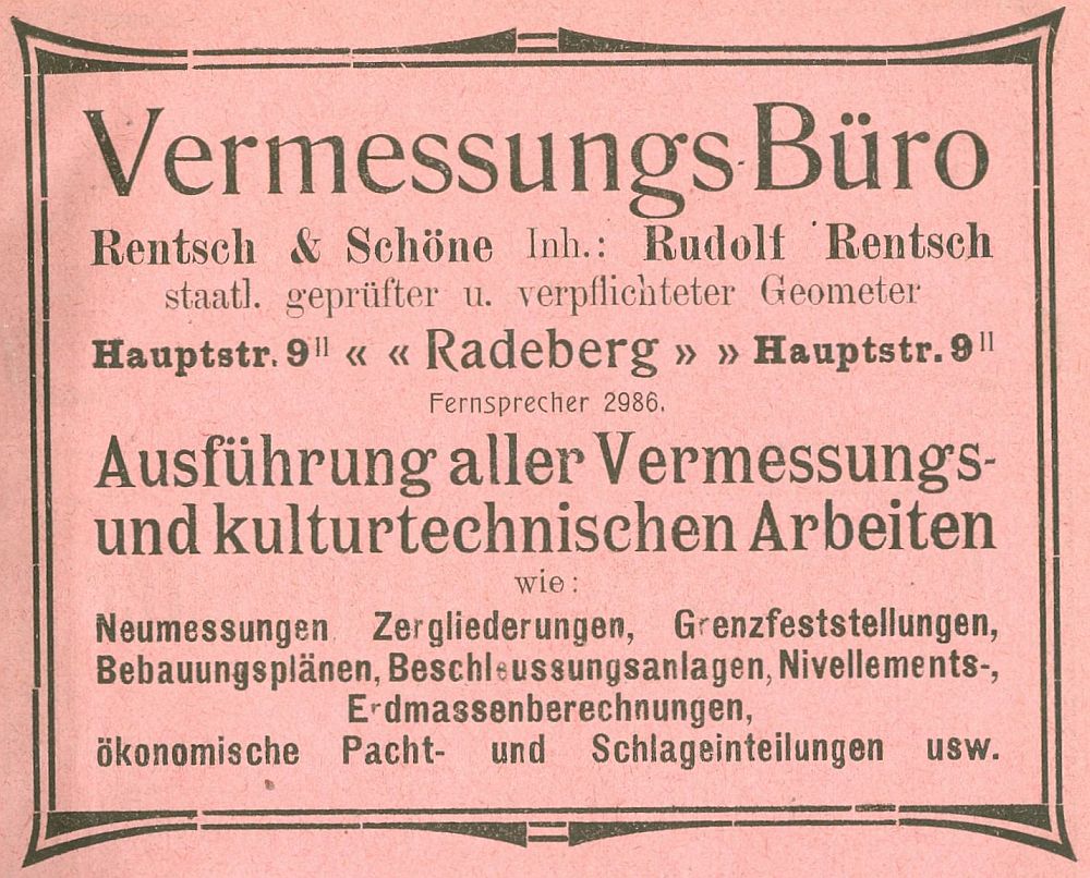 Hauptstraße 17 (1787 HNr. 82, bis 1927 Hauptstraße 9) Radeberg Hauptstraße 17 (1787 HNr. 82, bis 1927 Hauptstraße 9) Radeberg