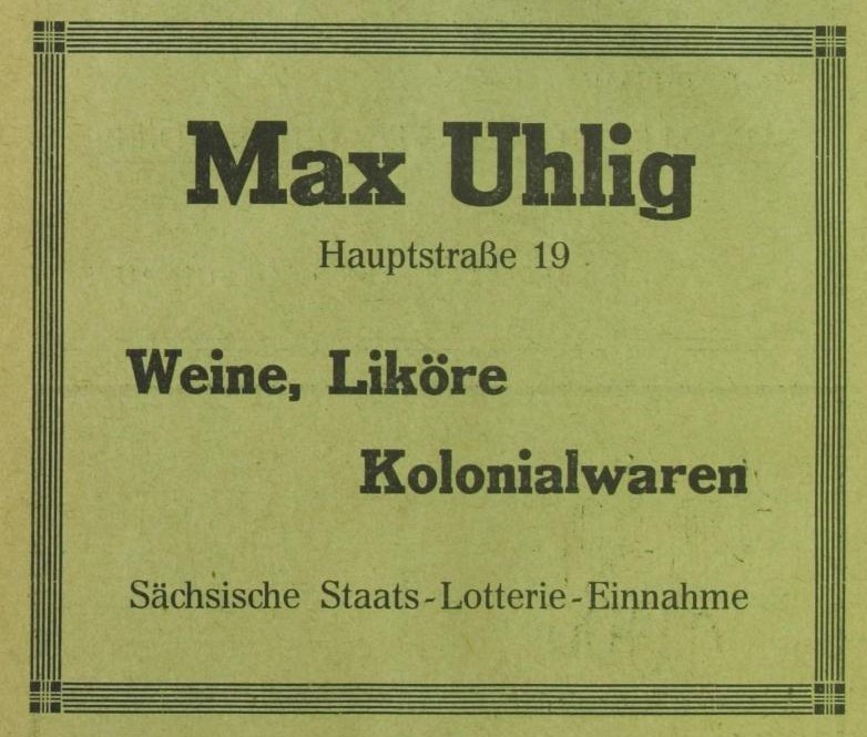 Hauptstra&szlig;e 19 (bis 1927 Hauptstra&szlig;e 10)  Radeberg