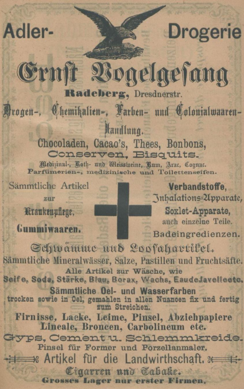 Hauptstra&szlig;e 35 (bis 1910 Dresdener Stra&szlig;e 7, 1910 - 1927 Dresdener Stra&szlig;e 13)  Radeberg