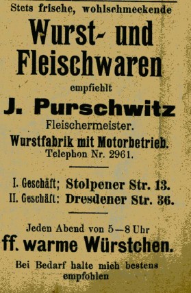 Hauptstraße 36 (bis 1910 Dresdener Straße 36, 1910 - 1927 Dresdener Straße 14)  Radeberg