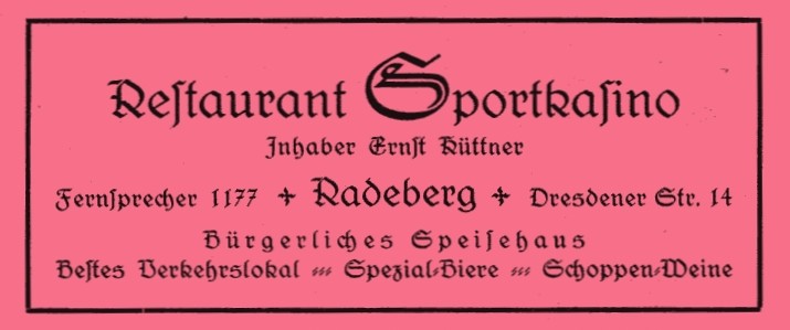Hauptstraße 36 (1787 HNr. 246, 1787 HNr. 246, vor 1910 Dresdner Straße 36, 1910 - 1927 Dresdener Straße 14) Radeberg Hauptstraße 36 (1787 HNr. 246, 1787 HNr. 246, vor 1910 Dresdner Straße 36, 1910 - 1927 Dresdener Straße 14) Radeberg