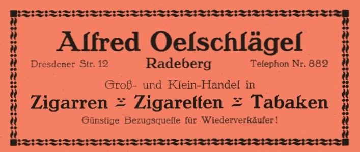 Hauptstra&szlig;e 36 (1787 HNr. 246, 1787 HNr. 246, vor 1910 Dresdner Stra&szlig;e 36, 1910 - 1927 Dresdener Stra&szlig;e 14)  Radeberg