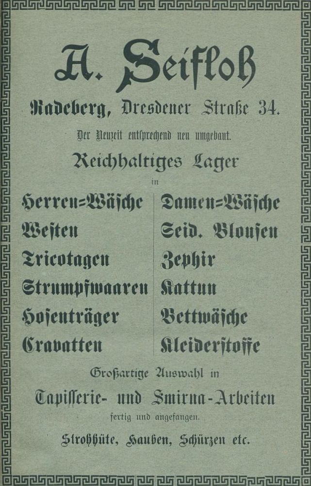 Hauptstraße 40 (1787 HNr. 244, vor 1910 Dresdener Straße 34, 1910 - 1927 Dresdener Straße 18) Radeberg Hauptstraße 40 (1787 HNr. 244, vor 1910 Dresdener Straße 34, 1910 - 1927 Dresdener Straße 18) Radeberg