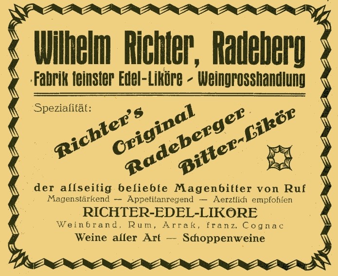 Hauptstra&szlig;e 44 (bis 1910 Dresdener Stra&szlig;e 32, 1910 - 1927 Dresdener Stra&szlig;e 22)  Radeberg