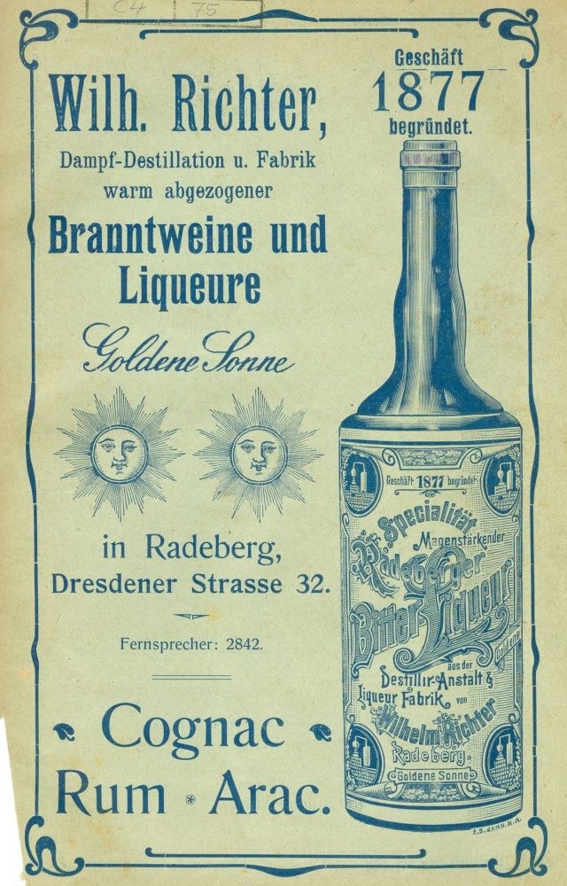 Hauptstra&szlig;e 44 (vor 1910 Dresdener Stra&szlig;e 32, 1910 - 1927 Dresdener Stra&szlig;e 22)  Radeberg
