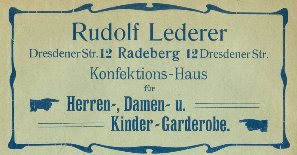 Hauptstraße 45 (1787 HNr. 210, vor 1910 Dresdener Straße 12, 1910 - 1927 Dresdener Straße 23) Radeberg Hauptstraße 45 (1787 HNr. 210, vor 1910 Dresdener Straße 12, 1910 - 1927 Dresdener Straße 23) Radeberg