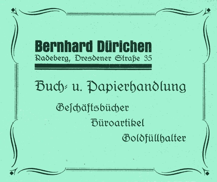 Hauptstraße 57 (vor 1910 Dresdener Straße 17a, 1910 - 1927 Dresdener Straße 35) / Röderstraße Radeberg Hauptstraße 57 (vor 1910 Dresdener Straße 17a, 1910 - 1927 Dresdener Straße 35) / Röderstraße Radeberg