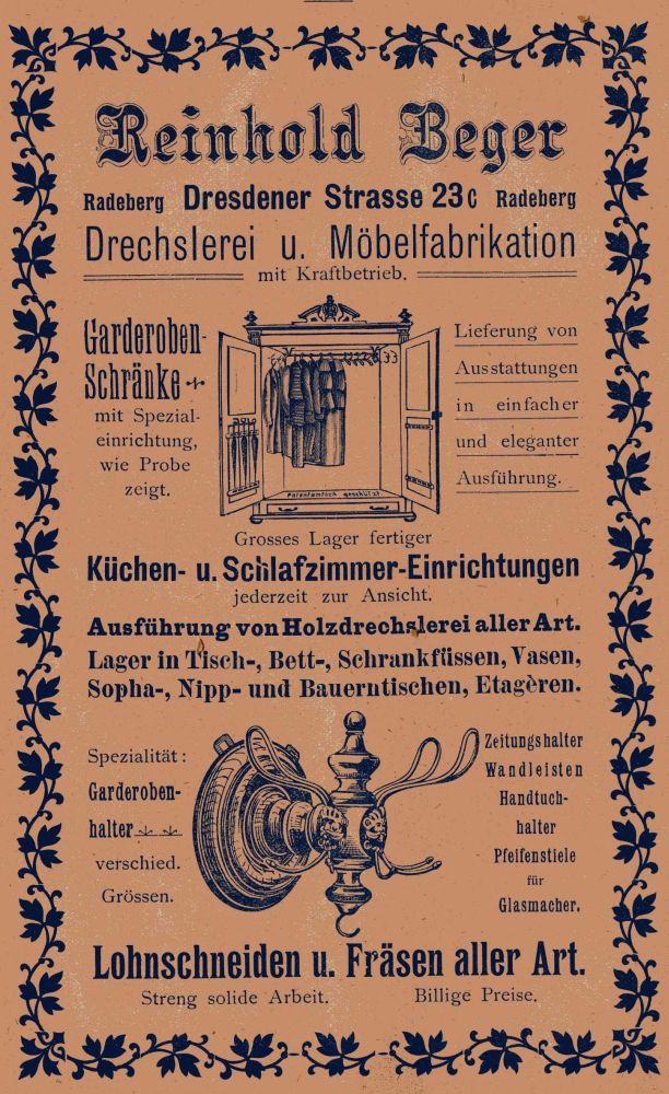 Hauptstraße 58 (vor 1910 Dresdener Straße 23c, 1910 - 1927 Dresdener Straße 36) Radeberg Hauptstraße 58 (vor 1910 Dresdener Straße 23c, 1910 - 1927 Dresdener Straße 36) Radeberg