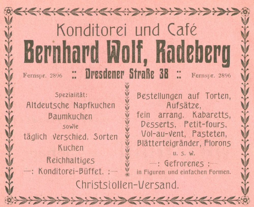 Hauptstraße 60 (vor 1910 Dresdener Straße 23b, 1910 - 1927 Dresdener Straße 38) Radeberg Hauptstraße 60 (vor 1910 Dresdener Straße 23b, 1910 - 1927 Dresdener Straße 38) Radeberg
