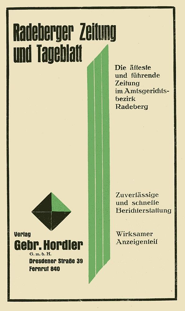 Hauptstraße 61 (vor 1910 Dresdener Straße 18, 1910 - 1927 Dresdener Straße 39) Radeberg Hauptstraße 61 (vor 1910 Dresdener Straße 18, 1910 - 1927 Dresdener Straße 39) Radeberg