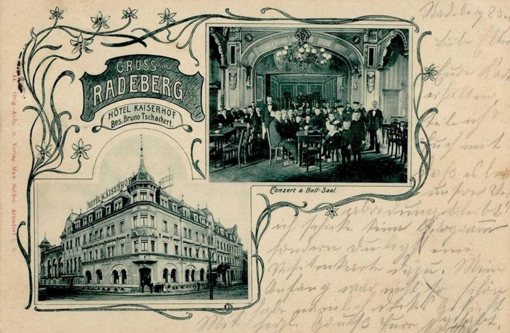 Hauptstra&szlig;e 62 (bis 1910 Dresdener Stra&szlig;e 23a, 1910 - 1927 Dresdener Stra&szlig;e 40)  Radeberg