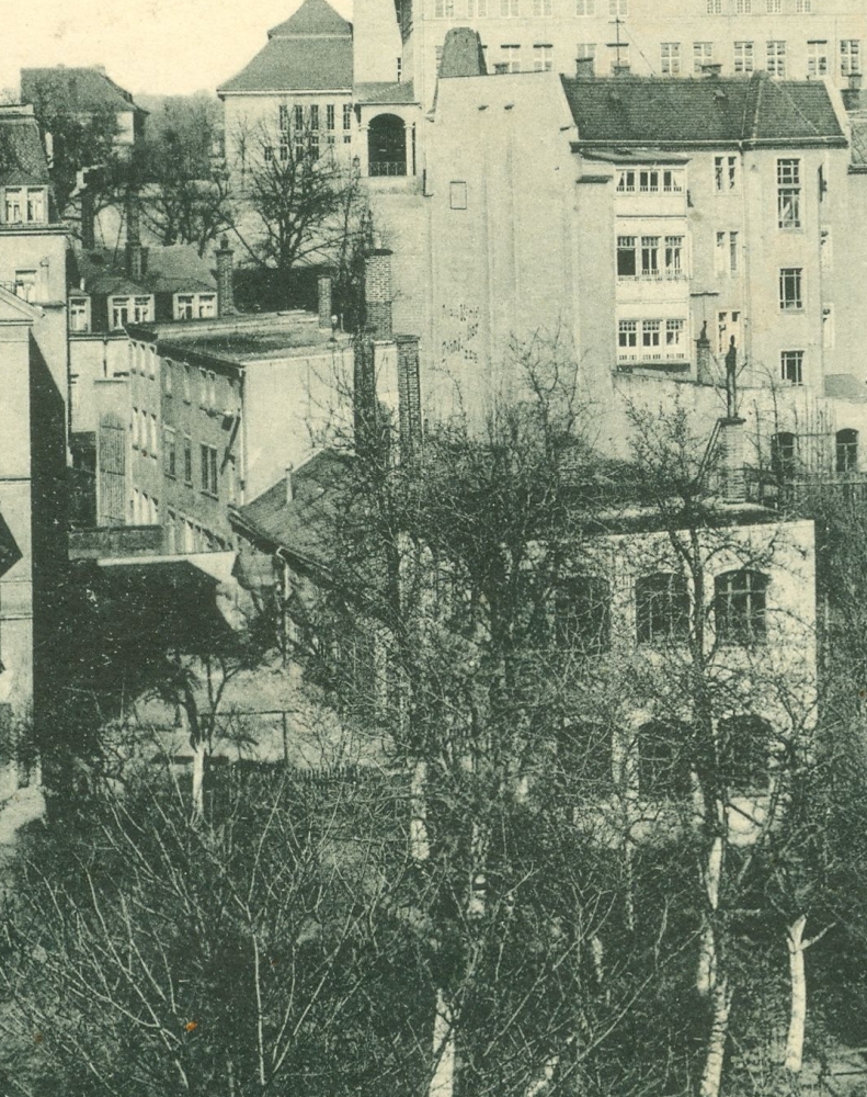 Hauptstra&szlig;e 61 Hinterhaus (vor 1910 Dresdener Stra&szlig;e 18, 1910 - 1927 Dresdener Stra&szlig;e 39)  Radeberg