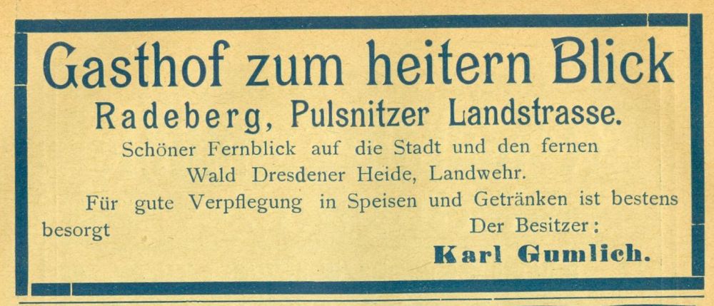 Kamenzer Stra&szlig;e 20  Radeberg