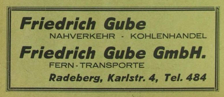 Karlstra&szlig;e 4 (bis 1920 Lotzdorf 67)  Radeberg