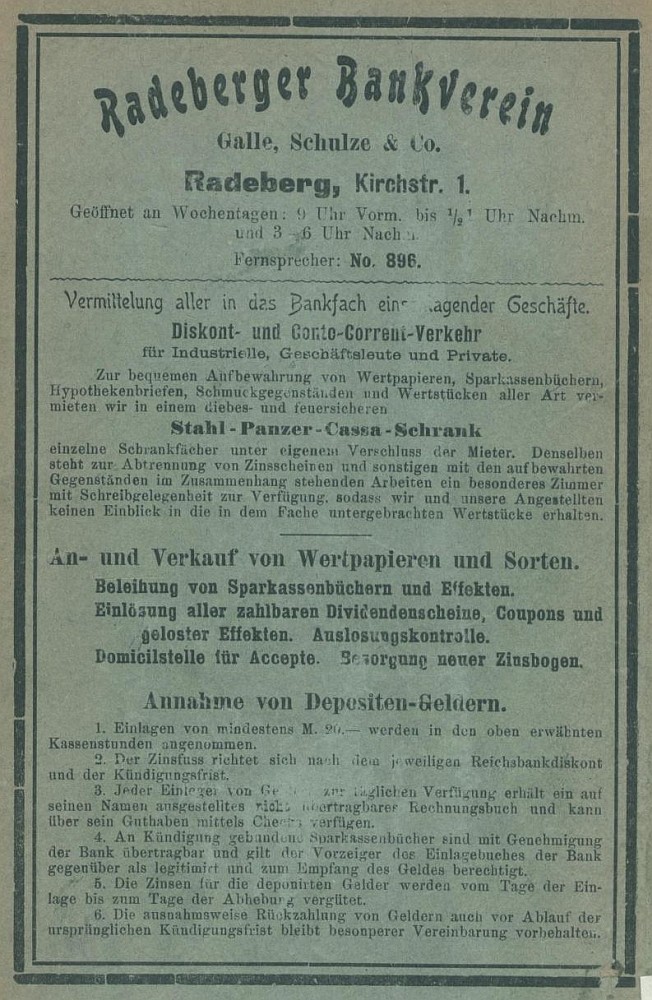 Kirchstra&szlig;e 1  Radeberg