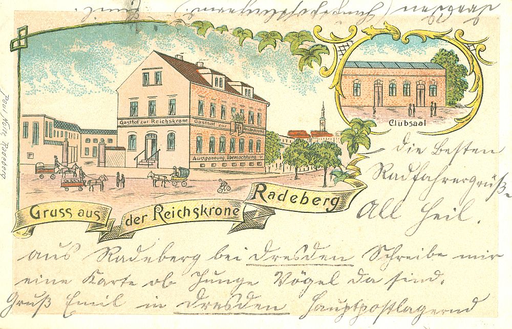 Kleinwolmsdorfer Straße 2 (vor 1903 Kleinwolmsdorfer Straße 12) Radeberg Kleinwolmsdorfer Straße 2 (vor 1903 Kleinwolmsdorfer Straße 12) Radeberg