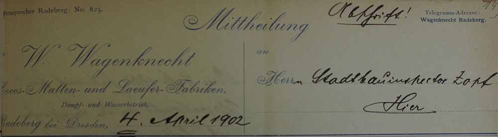 Kleinwolmsdorfer Stra&szlig;e 51  Radeberg