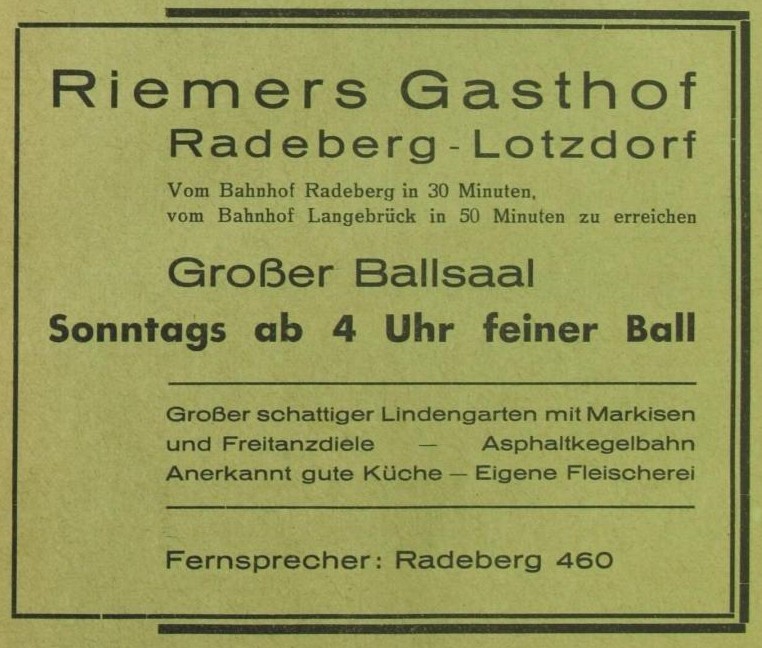 Lotzdorfer Stra&szlig;e 41 / An den Dreih&auml;usern  Radeberg