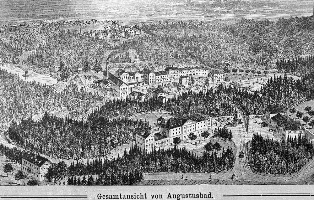 Luftbild - Augustusbad  Radeberg