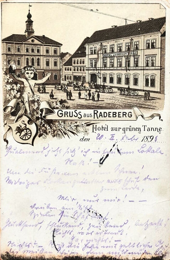Markt 1 (vor 1905 Am Markt 1)  Radeberg