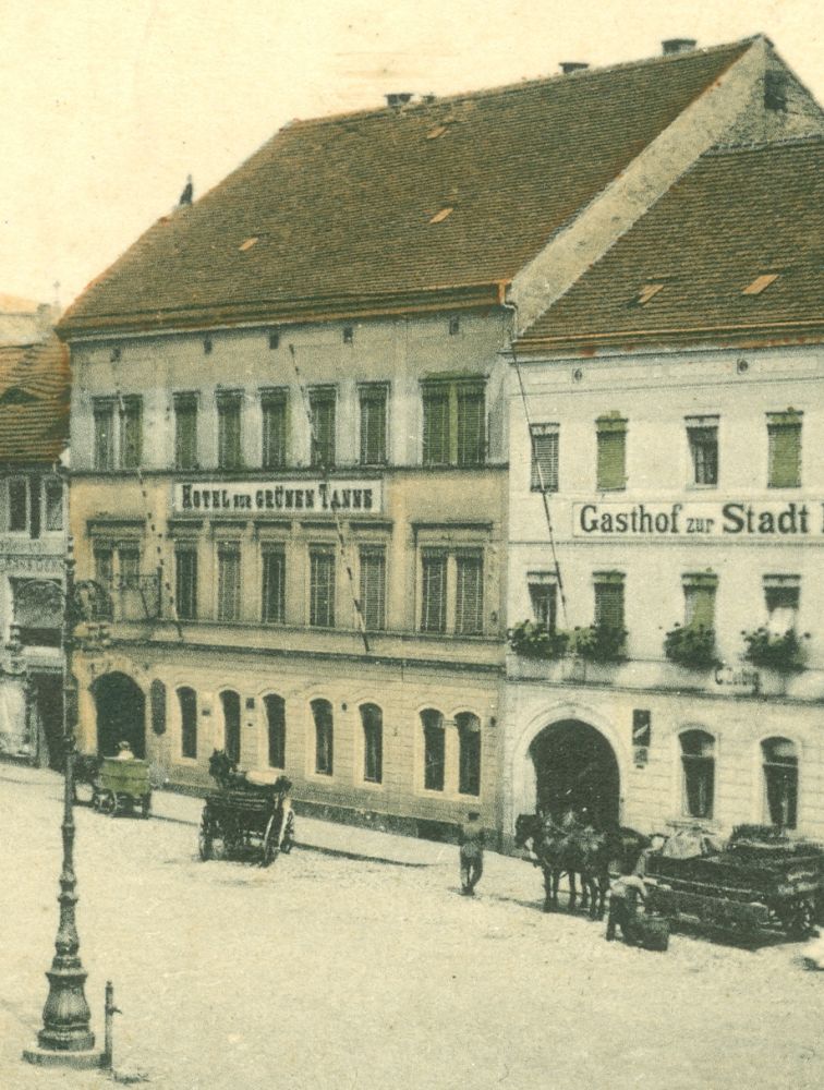 Markt 1 (1787 HNr. 9, vor 1903 Am Markt 1) Radeberg Markt 1 (1787 HNr. 9, vor 1903 Am Markt 1) Radeberg