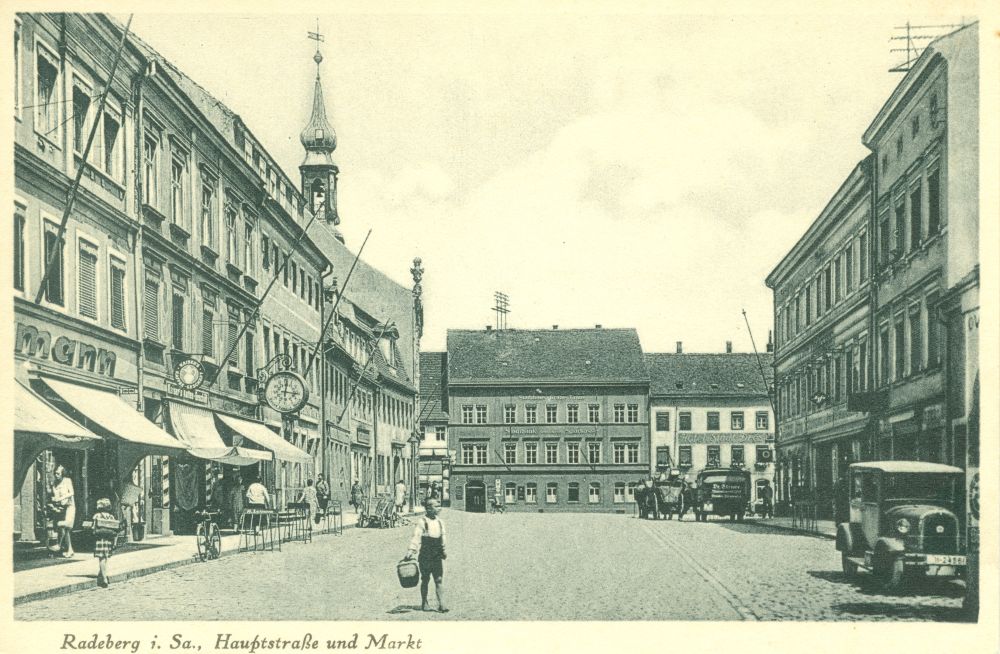 Markt 1 (1787 HNr. 9, vor 1903 Am Markt 1)  Radeberg