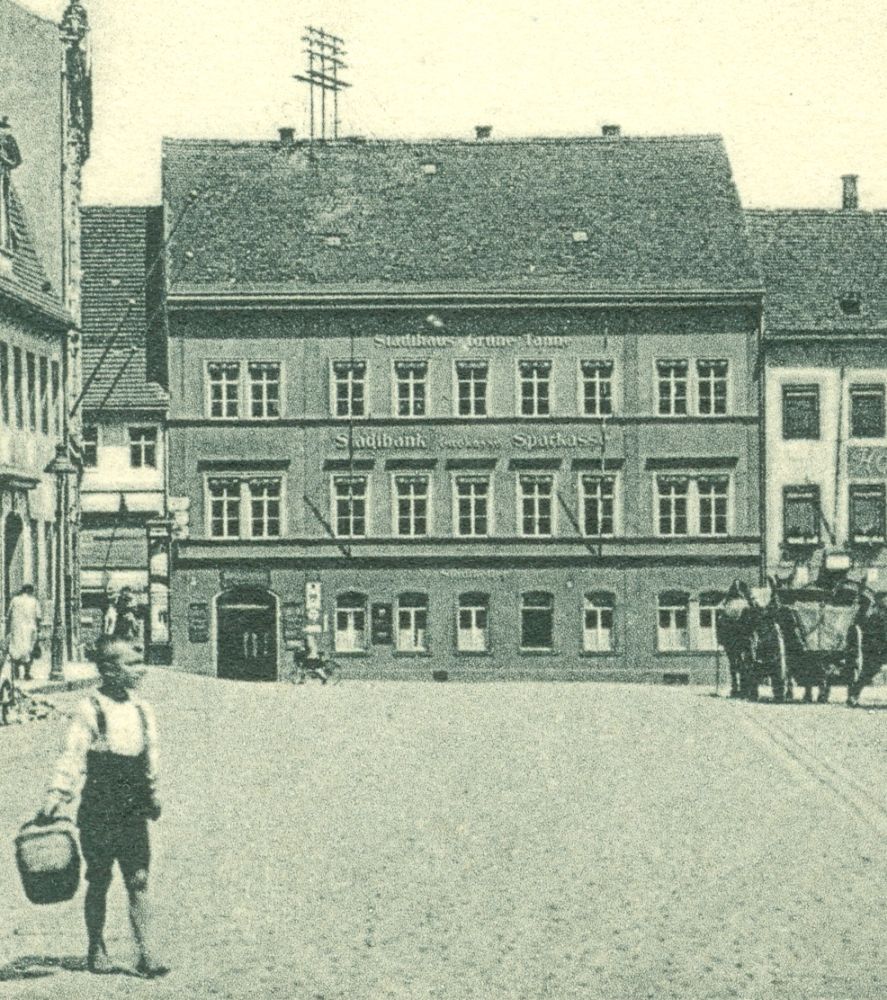 Markt 1 (1787 HNr. 9, vor 1903 Am Markt 1)  Radeberg