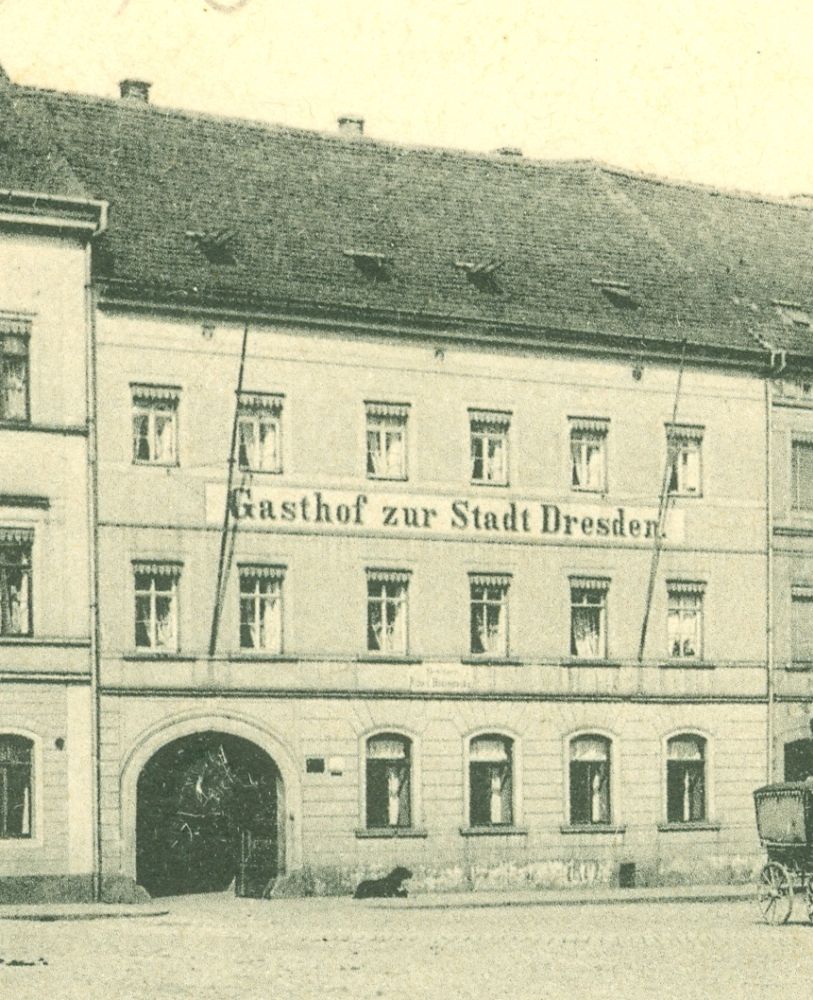 Markt 2 (1787 HNr. 10, vor 1903 Am Markt 2) Radeberg Markt 2 (1787 HNr. 10, vor 1903 Am Markt 2) Radeberg