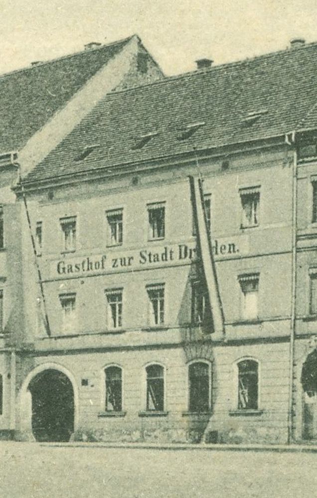 Markt 2 (1787 HNr. 10, vor 1903 Am Markt 2) Radeberg Markt 2 (1787 HNr. 10, vor 1903 Am Markt 2) Radeberg