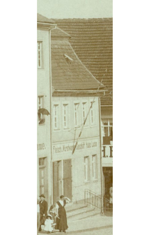 Markt 6 / Schloßstraße (1787 HNr. 14, vor 1903 Am Markt 6) Radeberg Markt 6 / Schloßstraße (1787 HNr. 14, vor 1903 Am Markt 6) Radeberg