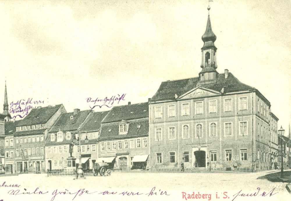 Markt 18 (1787 HNr. 112, vor 1903 Am Markt 18) Radeberg Markt 18 (1787 HNr. 112, vor 1903 Am Markt 18) Radeberg