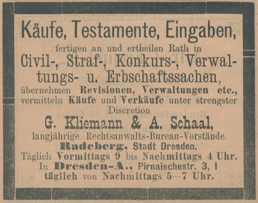 Markt 2 (vor 1905 Am Markt 2)  Radeberg