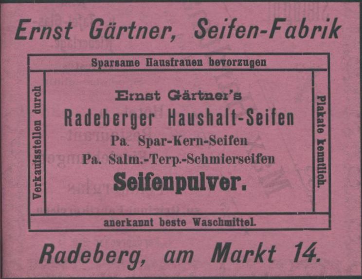 Markt 4 (vor 1905 Am Markt 4)  Radeberg