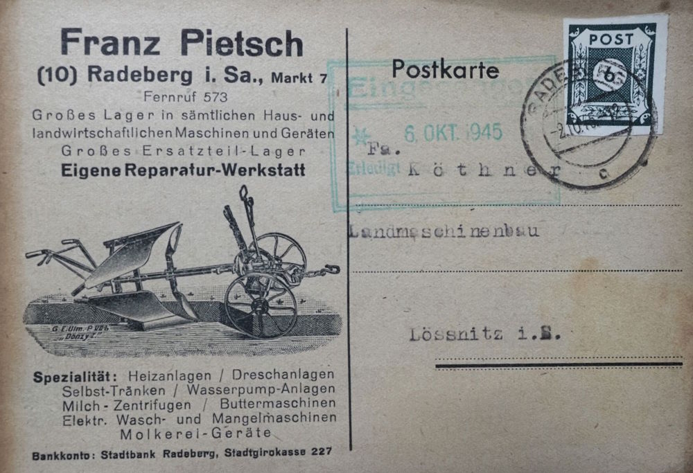 Markt 7 (vor 1905 Am Markt 7)  Radeberg