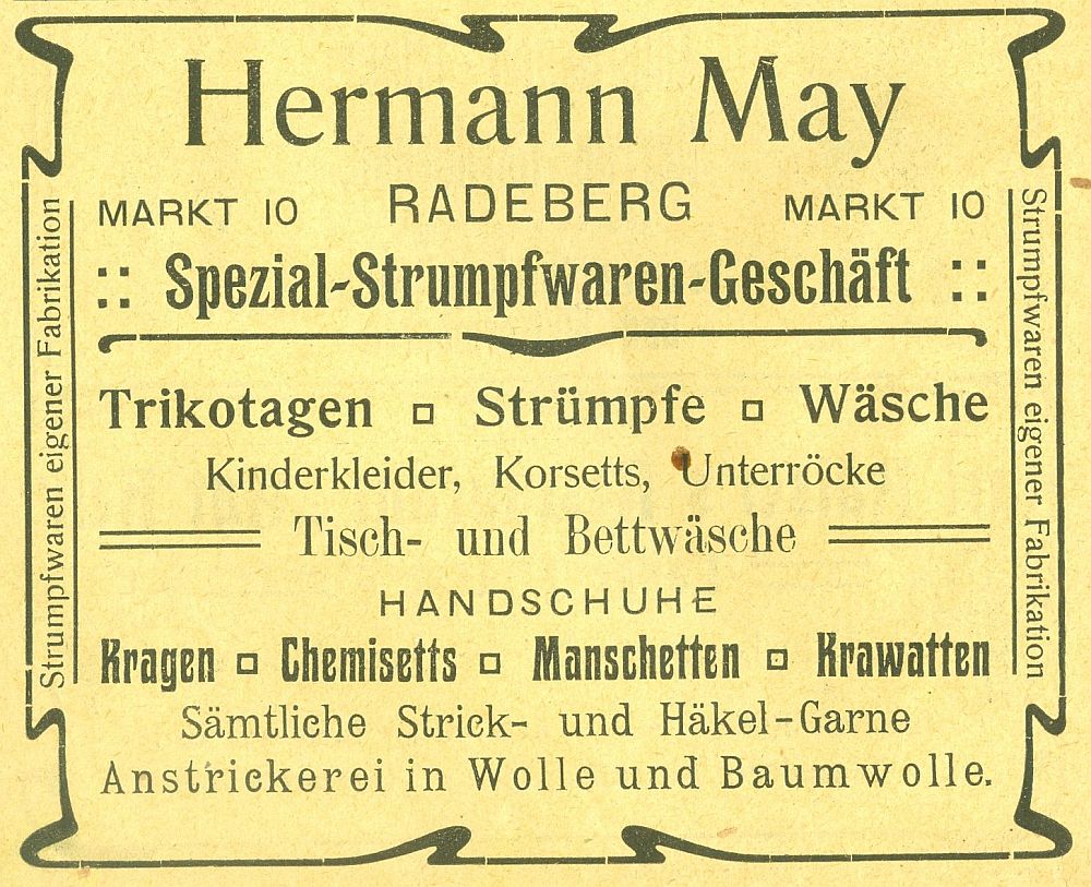 Markt 10 (1787 HNr. 36, vor 1903 Am Markt 10) Radeberg Markt 10 (1787 HNr. 36, vor 1903 Am Markt 10) Radeberg