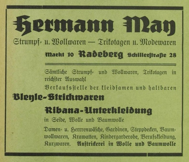 Markt 10 (1787 HNr. 36, vor 1903 Am Markt 10)  Radeberg
