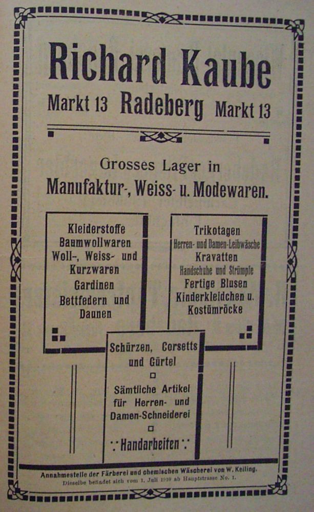 Markt 13 (vor 1905 Am Markt 13) Radeberg Markt 13 (vor 1905 Am Markt 13) Radeberg