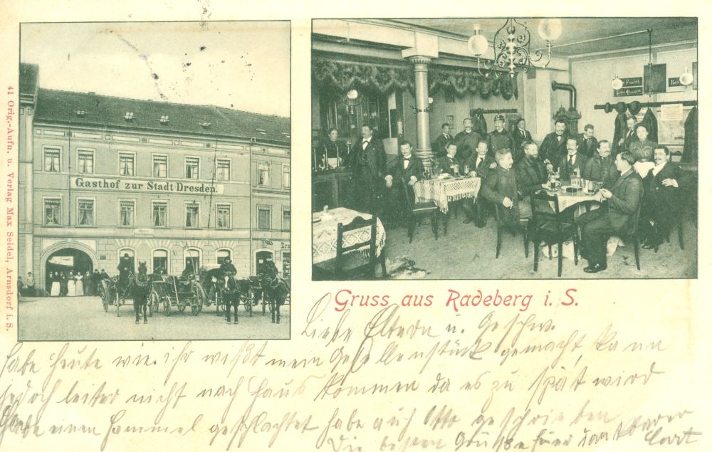 Markt 2 (vor 1905 Am Markt 2)  Radeberg