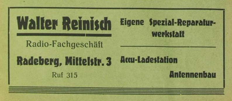 Mittelstraße 3 / Pirnaer Straße (1787 HNr. 58) Radeberg Mittelstraße 3 / Pirnaer Straße (1787 HNr. 58) Radeberg