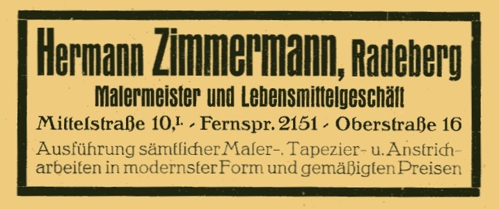 Mittelstraße 10  Radeberg