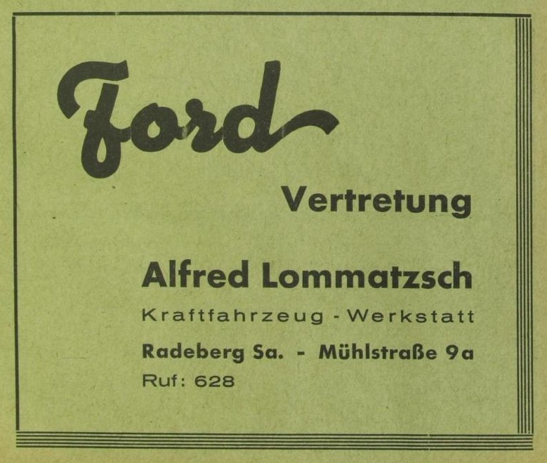 M&uuml;hlstra&szlig;e 9  Radeberg