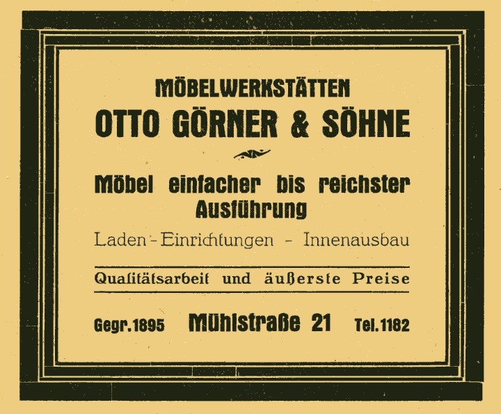 M&uuml;hlstra&szlig;e 21  Radeberg