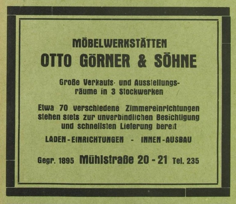 M&uuml;hlstra&szlig;e 21  Radeberg