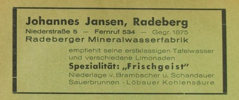 Niederstra&szlig;e 5 (1787 HNr. 25)  Radeberg