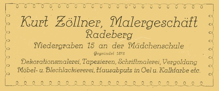 Niedergraben 15 (1787 HNr. 278-279) Radeberg Niedergraben 15 (1787 HNr. 278-279) Radeberg