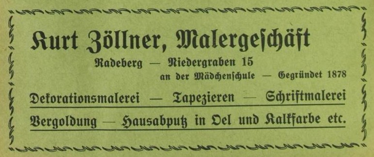 Niedergraben 15 (1787 HNr. 278-279)  Radeberg